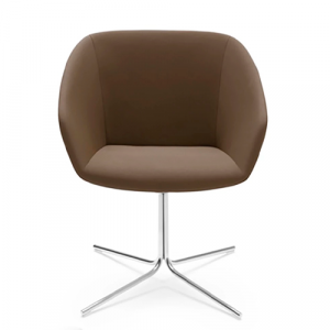 Sillón Breck Labenze Base Fija de Acero Cromado | Modelo: 155-10810-000 