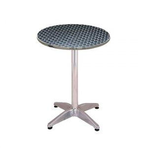 Mesa alta en aluminio