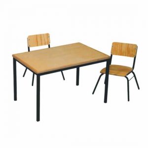 Silla preescolar/tubo-triplay