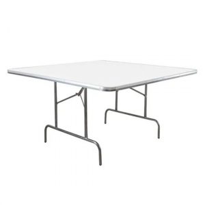 Mesa cuadrada en fibra de vidrio