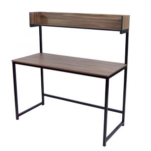 Escritorio con repisa superior