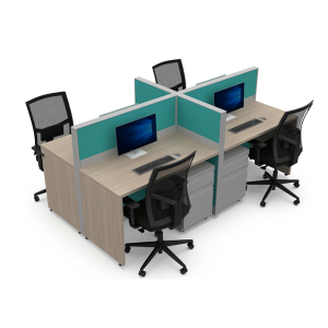 Estación de Trabajo Mod. Estabilus Cruceta Operativa con Archivero