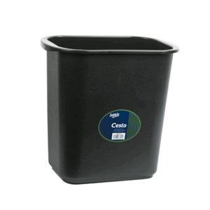 Bote de basura de plástico